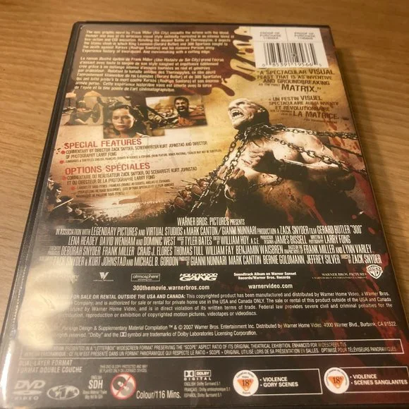 300 - Widescreen DVD - Picture 2 of 4